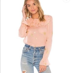 For love & lemons gilded star top